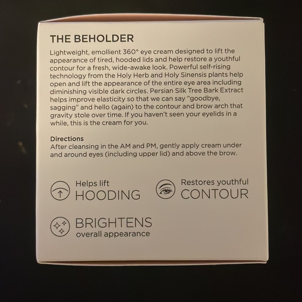 The BeHolder lid-lifting eye cream 0.5oz by BeautyBio - Picture 2 of 6